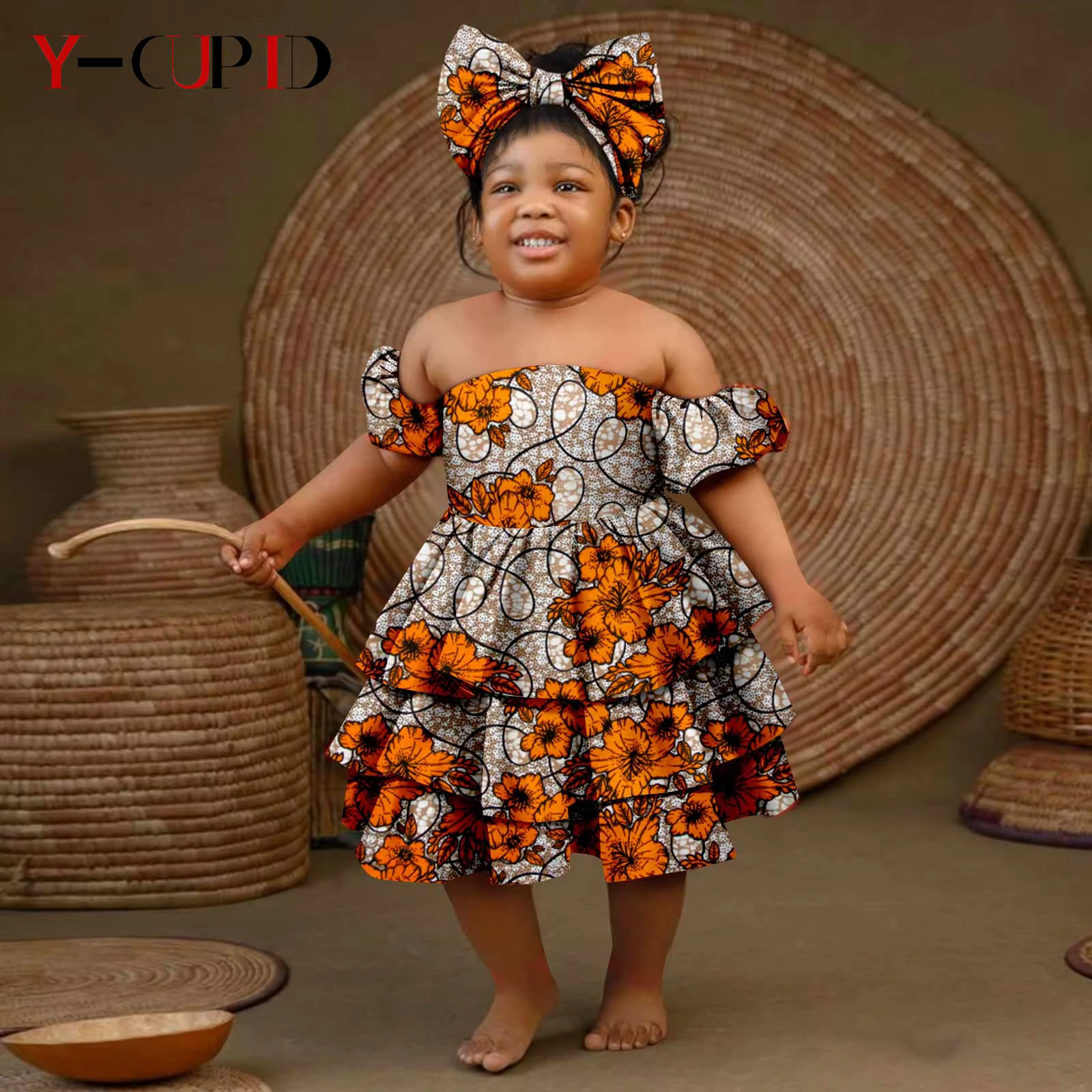 Baby Girl Cotton Sunsuit